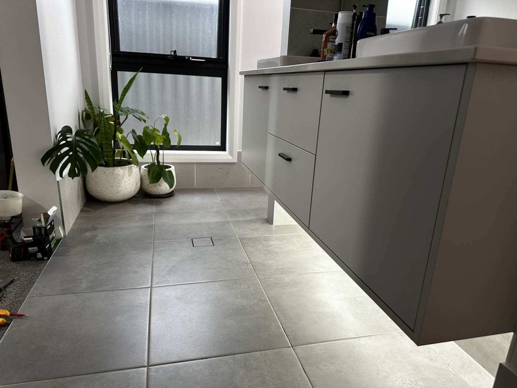 Bathroom with Expert Electrical Lighting Installation in NSW